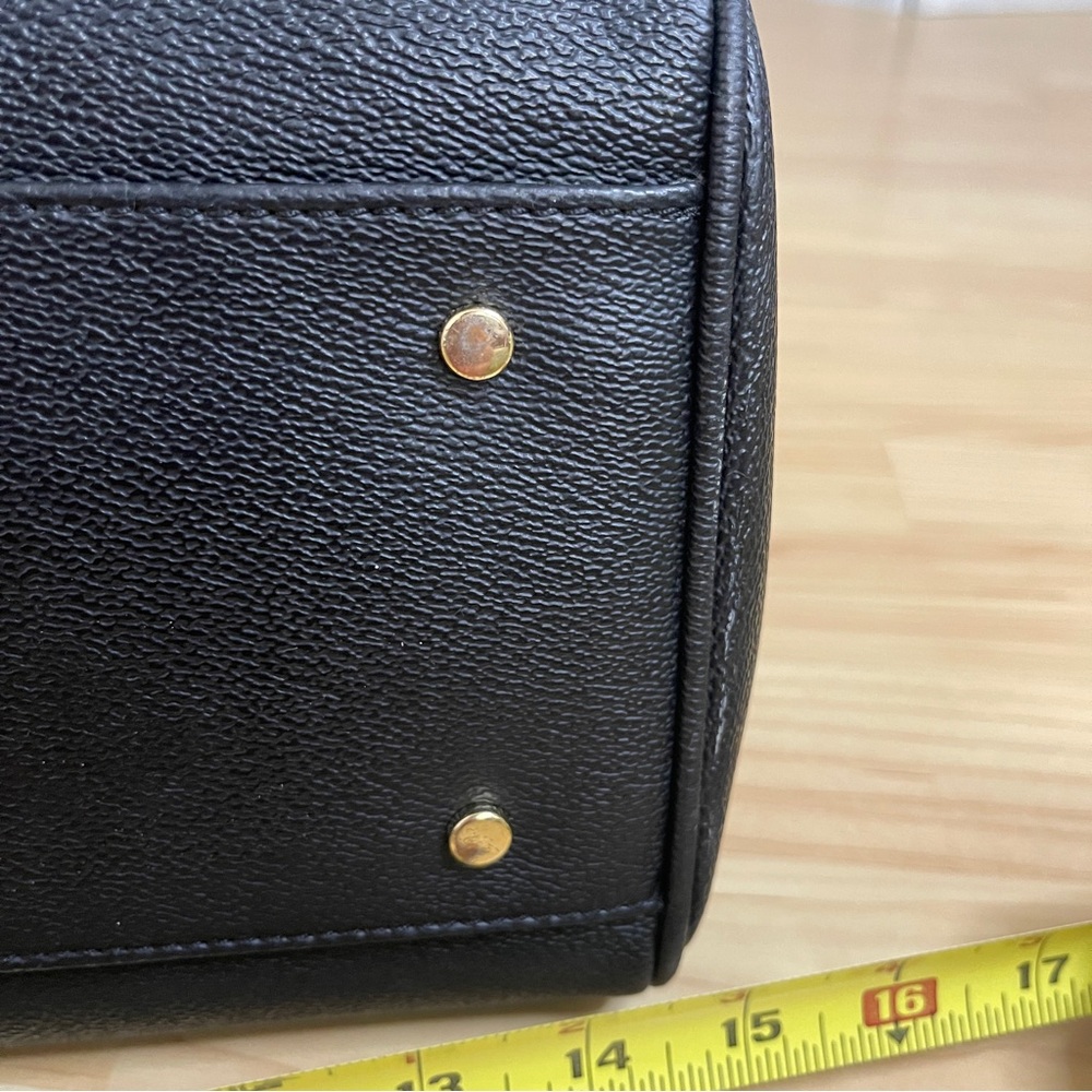 Tory Burch Black Saffiano Leather Doctors Satchel come with original dust cover - Picture 15 of 17